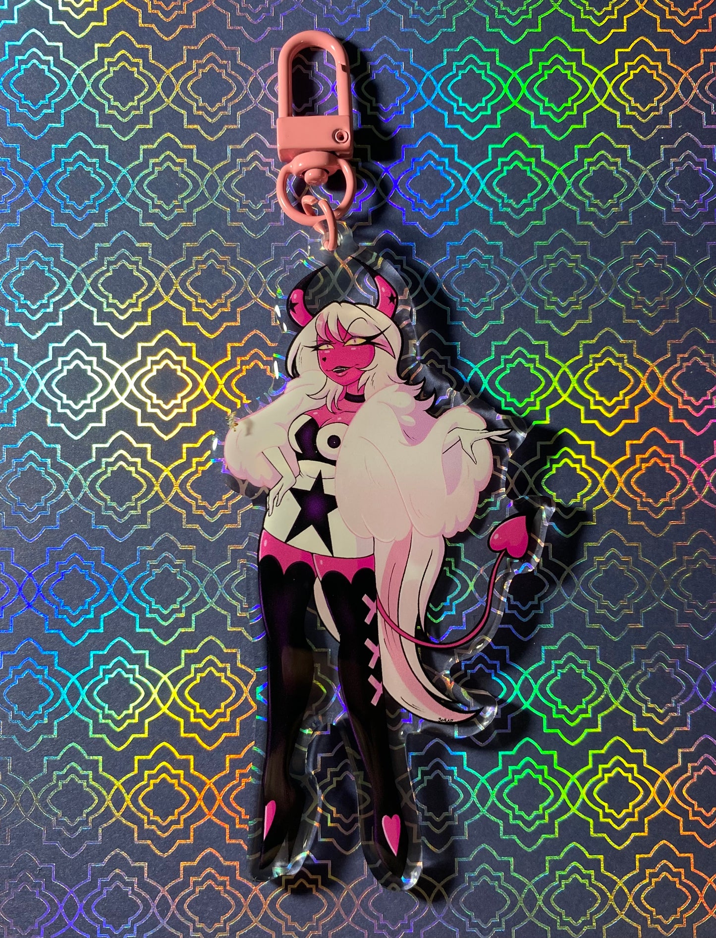 VARIETY Helluva Boss Fan Art VARIETY 4" Acrylic Keychains