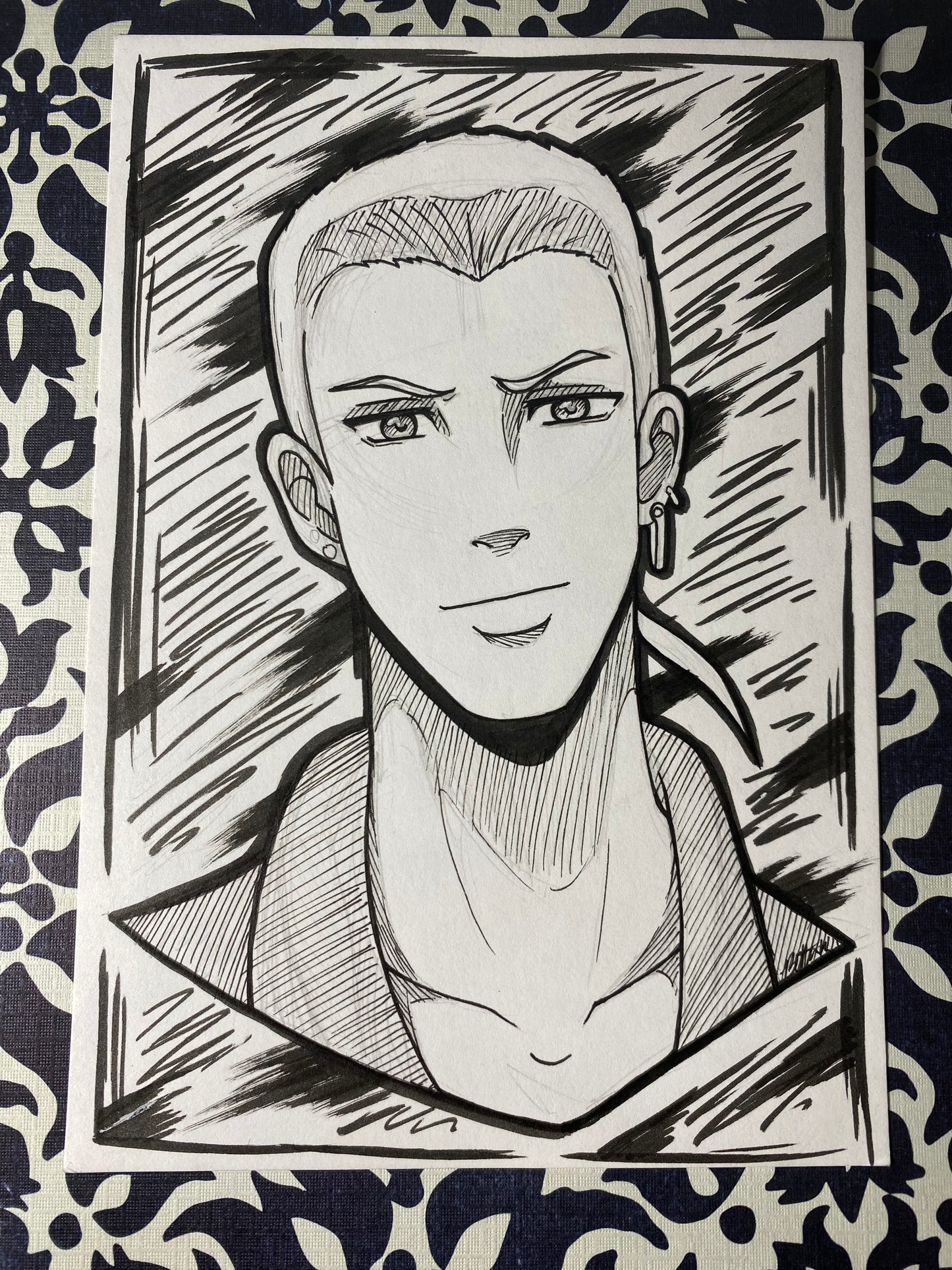 Tsume - Wolf’s Rain 4”x6” Traditional Fan Art