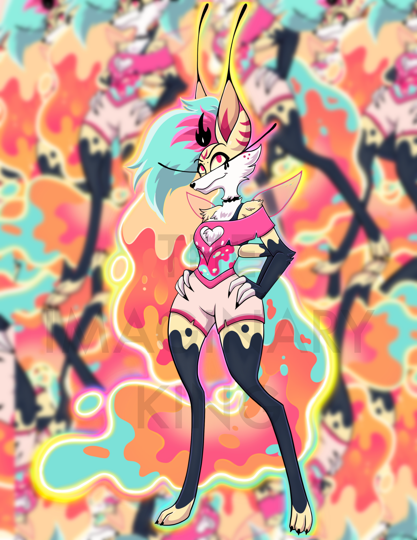 QUEEN BEELZEBUB 5.5” HELLUVA BOSS STICKER