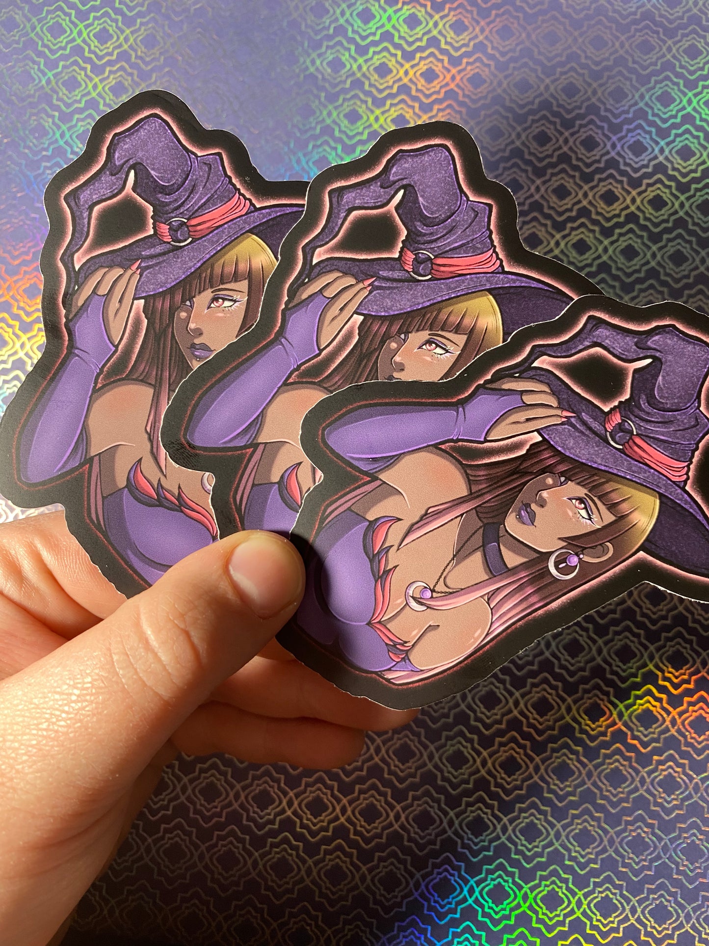 PURPLE WITCH 4” ORIGINAL STICKER