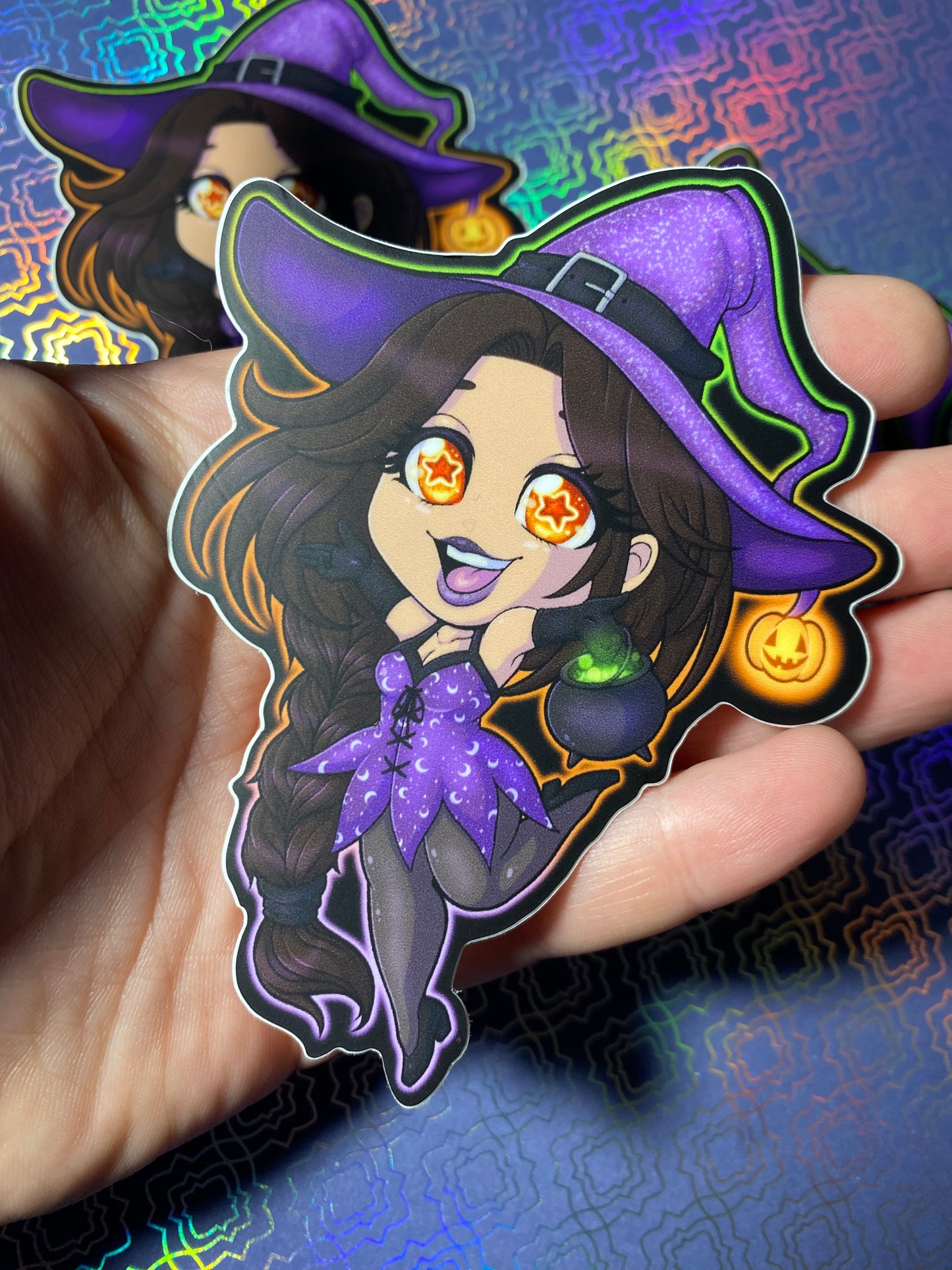Chibi Witch 4” Vinyl Sticker