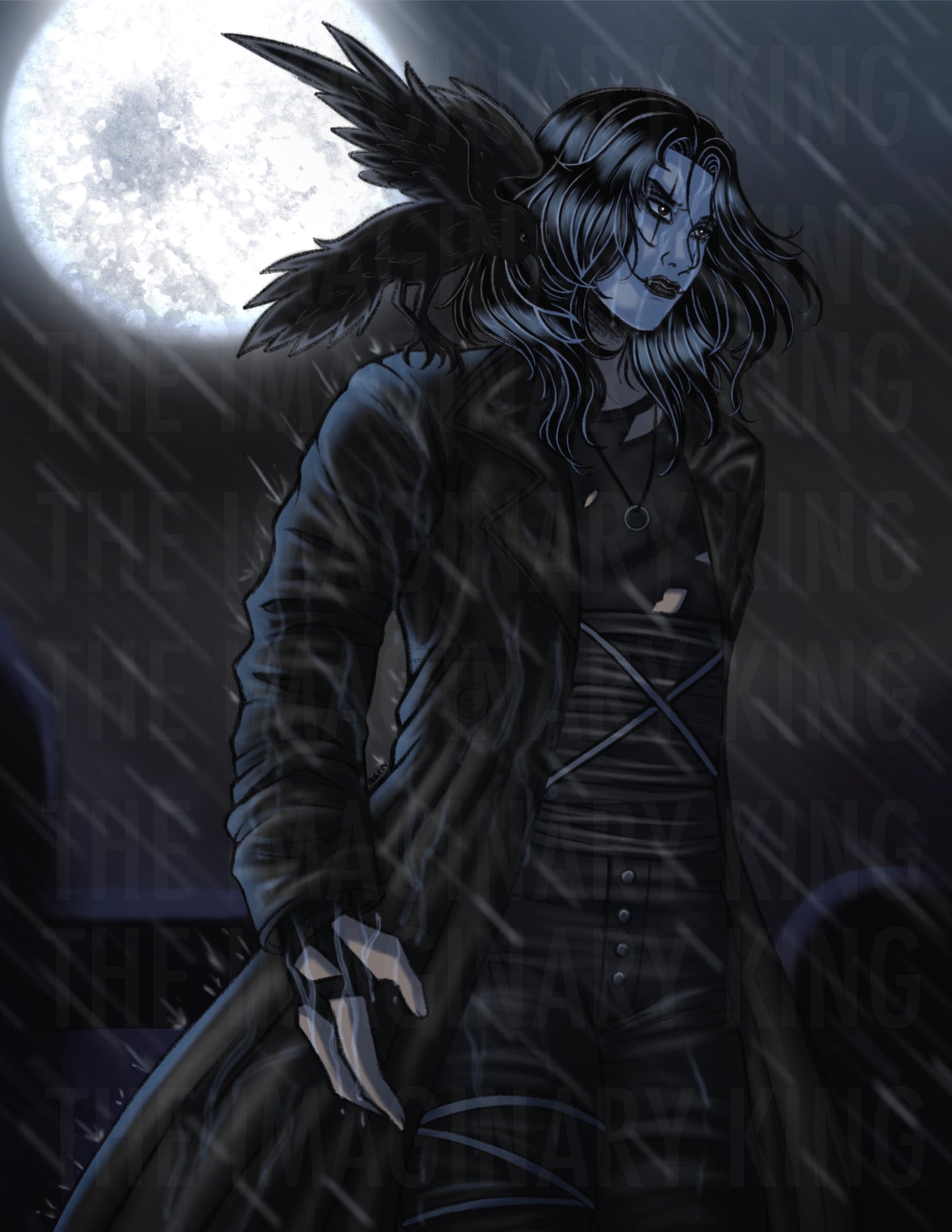 The Crow - Eric Draven 8.5”x11” Fan Art Print