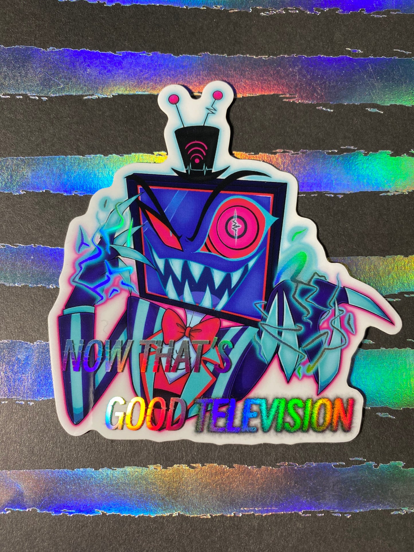 Holographic 3.5” Vox Hazbin Hotel Fan Art Sticker