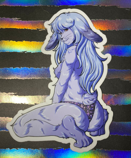 Bunny Babe - Original Art 5.5” Vinyl Sticker