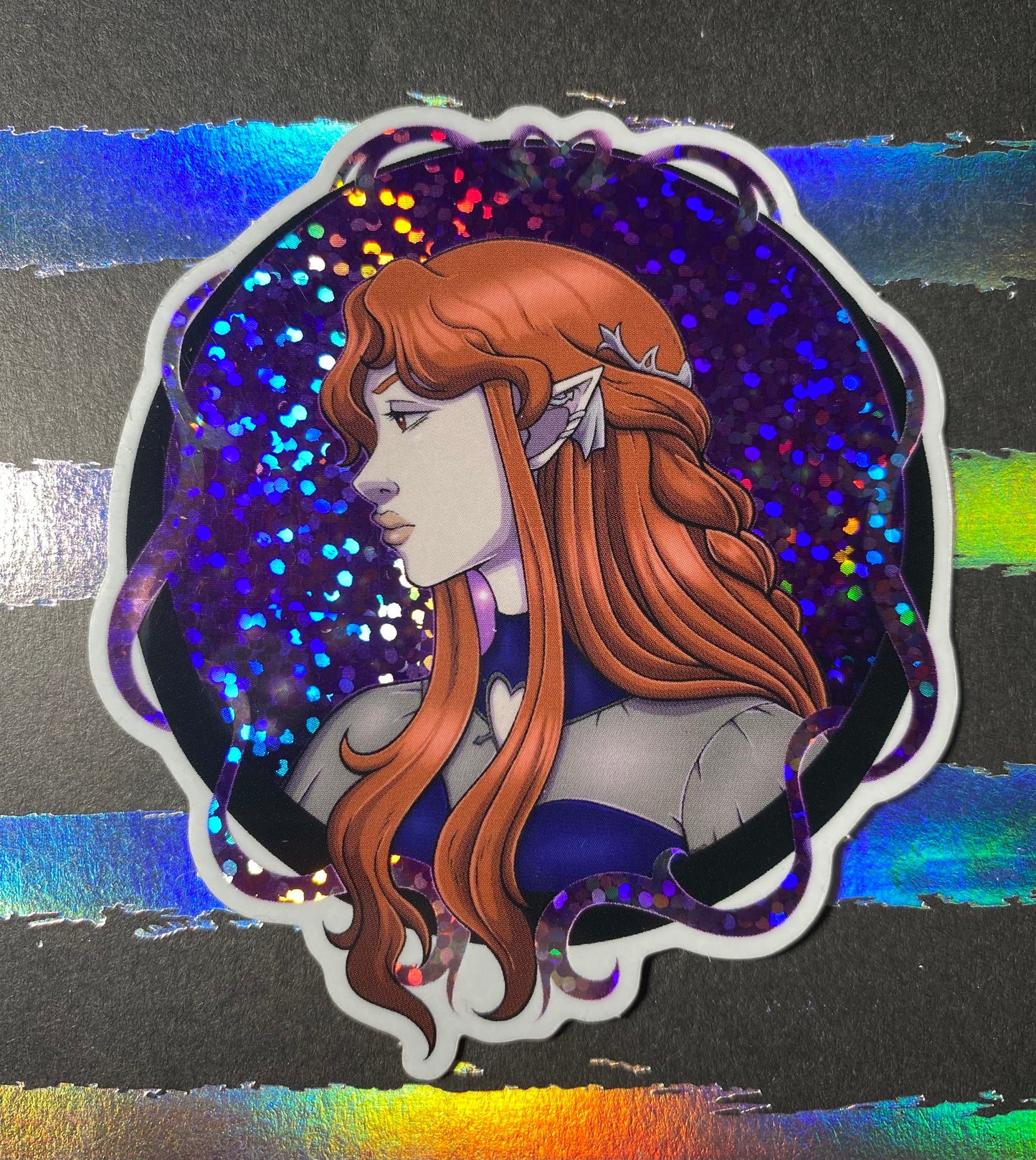 Lenore - Castlevania Fan Art 3” Holographic Vinyl Sticker