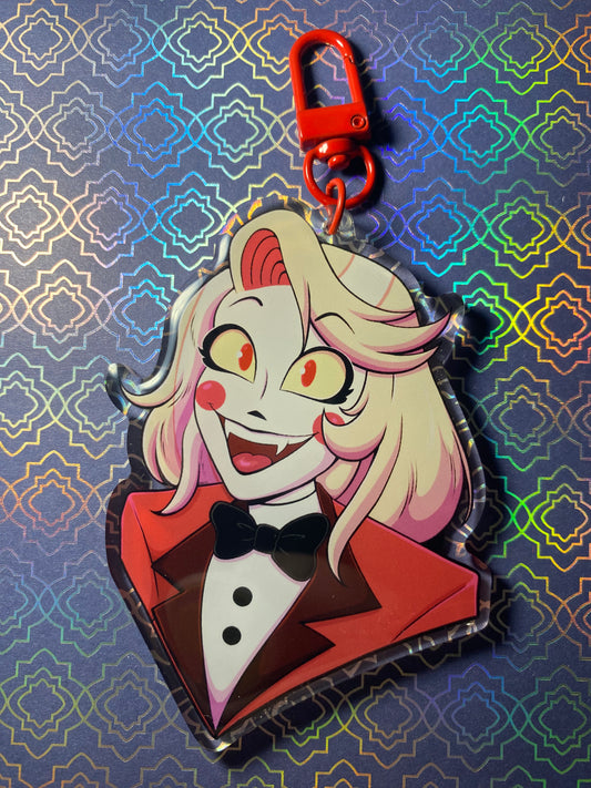 Hazbin Hotel Fan Art VARIETY  3.5” Acrylic Keychains