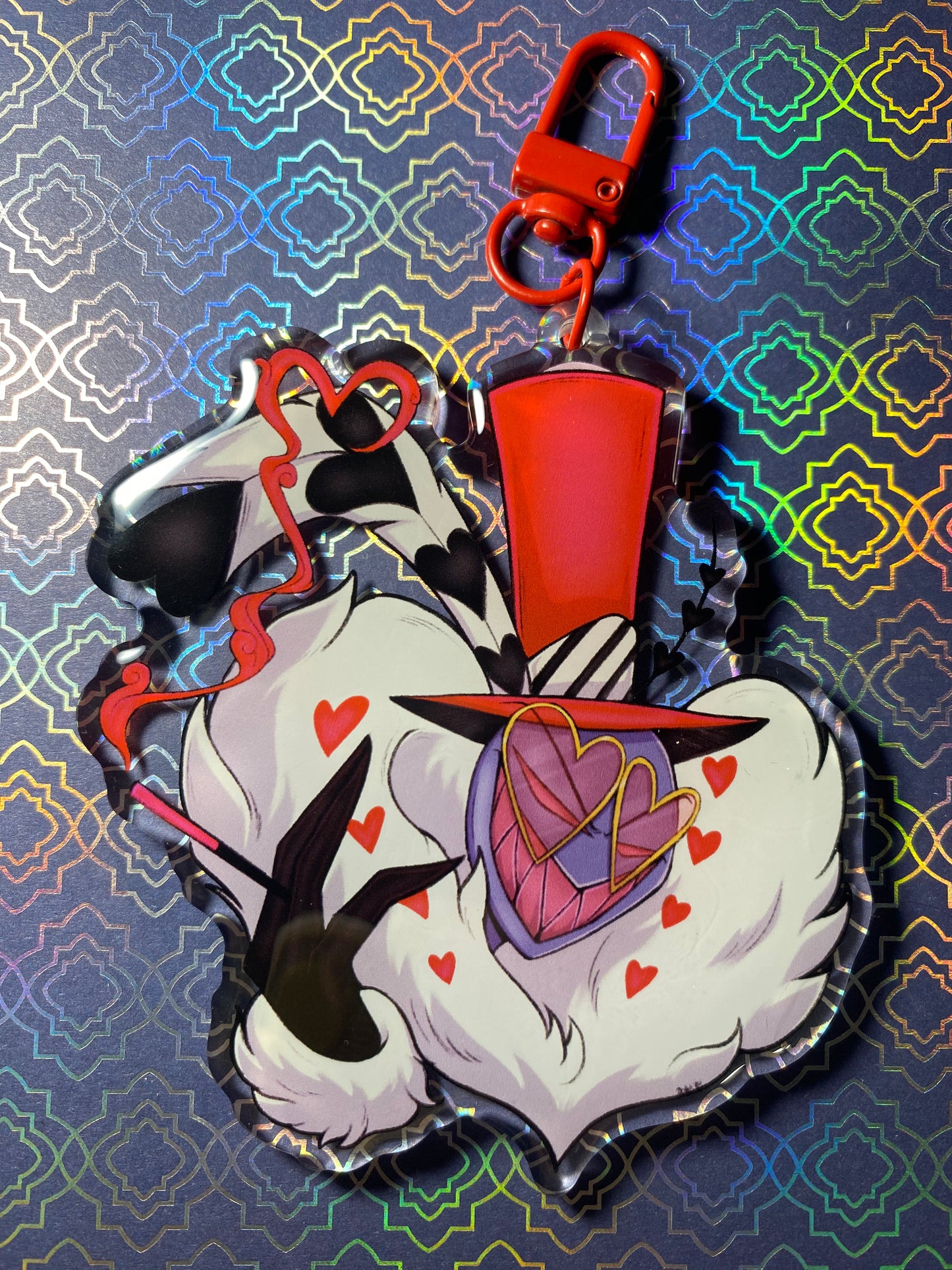 Hazbin Hotel Fan Art VARIETY  3.5” Acrylic Keychains