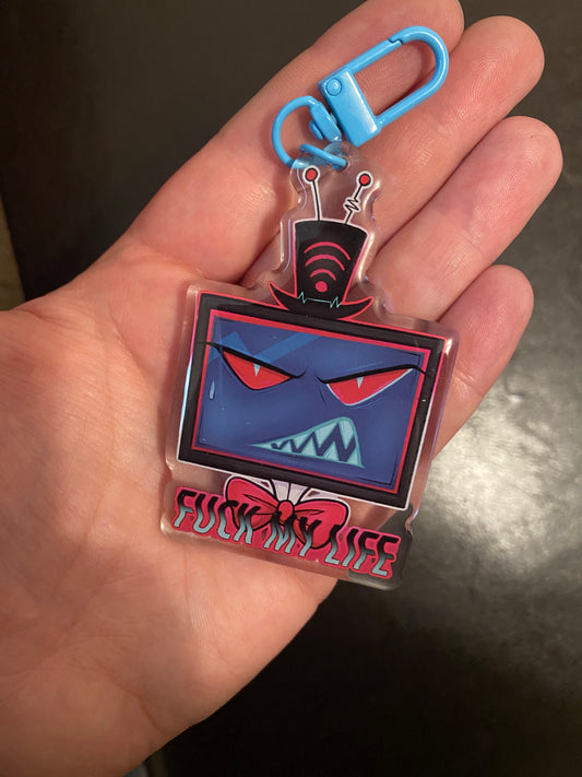 Vox FML Hazbin Hotel - Fan Art Acrylic 3” Keychain