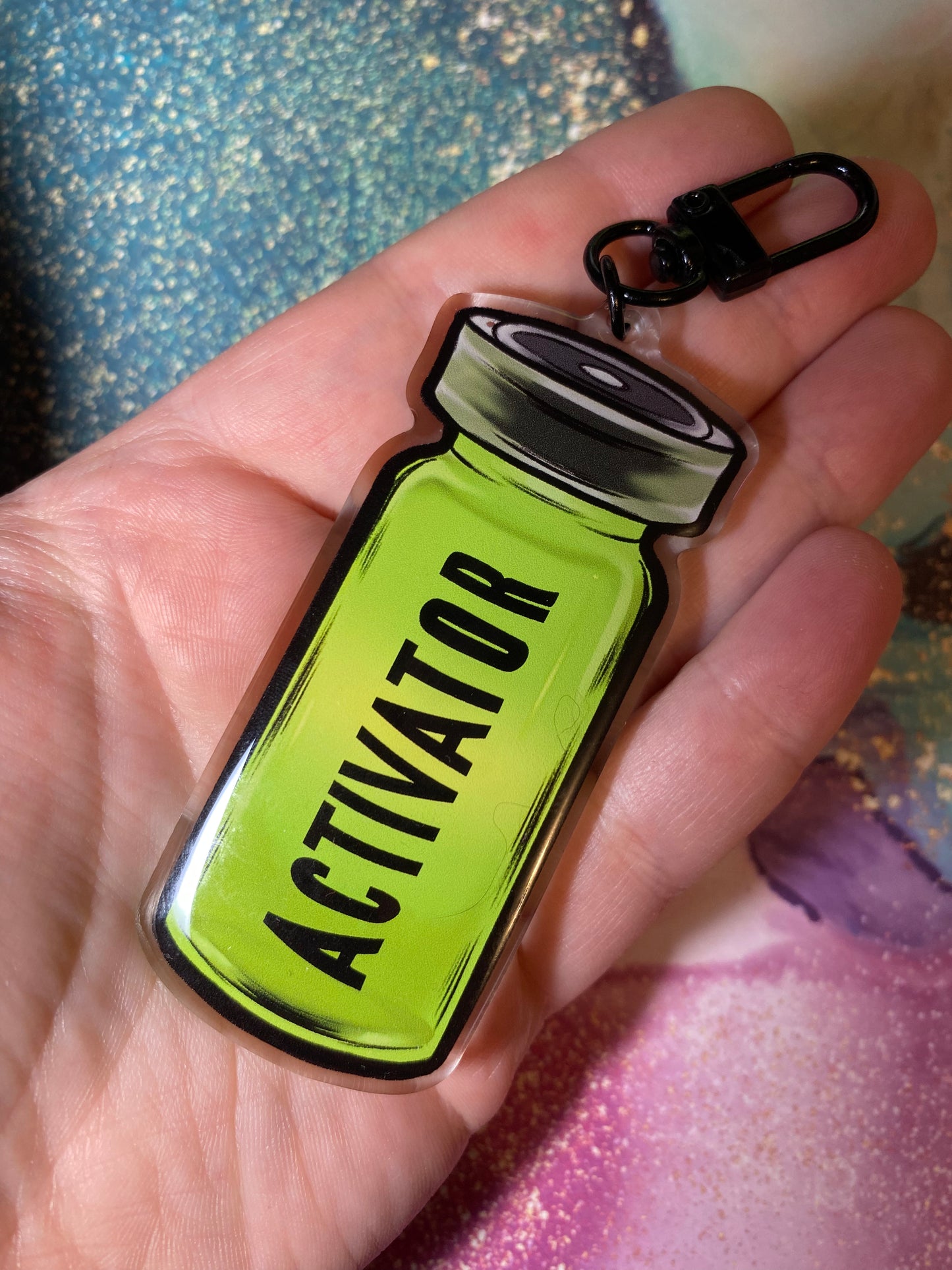 Activator “The Substance” - Fan Art 3” Epoxy Keychain