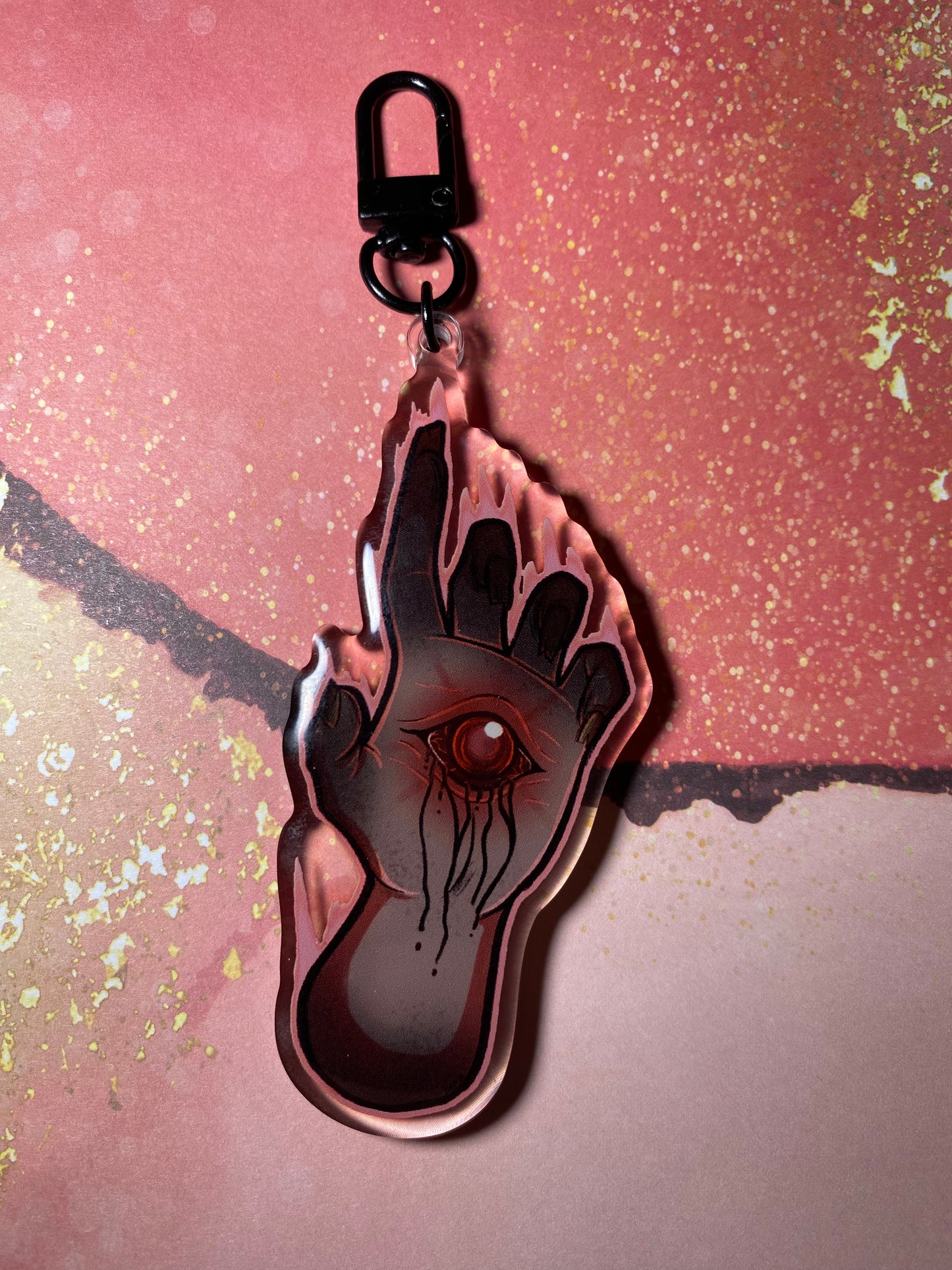 The Eye - Original 3” Epoxy Keychain