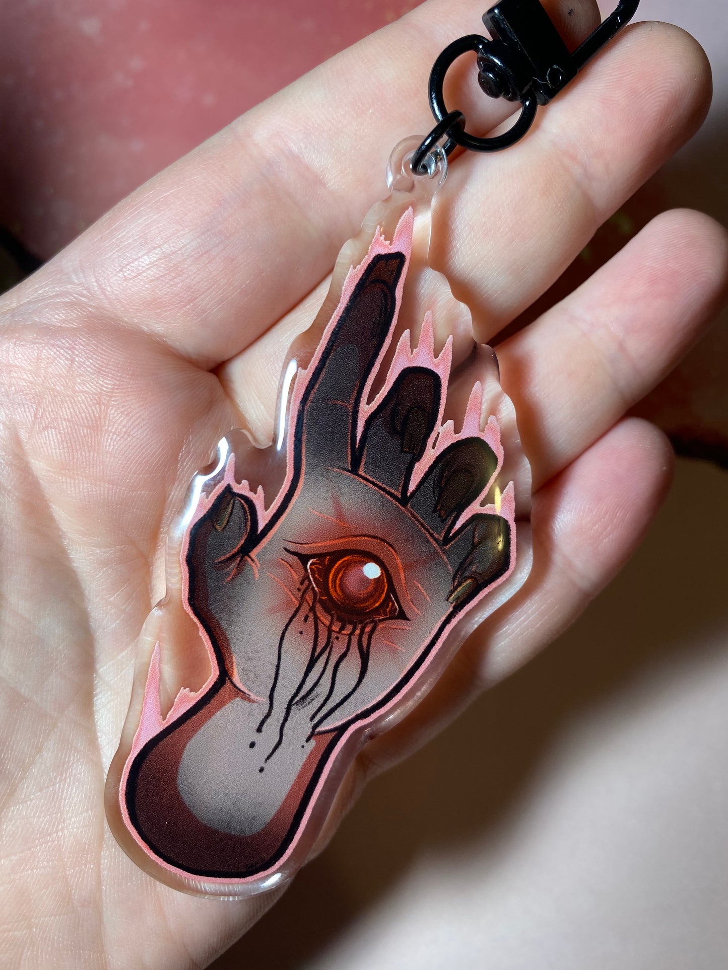 The Eye - Original 3” Epoxy Keychain