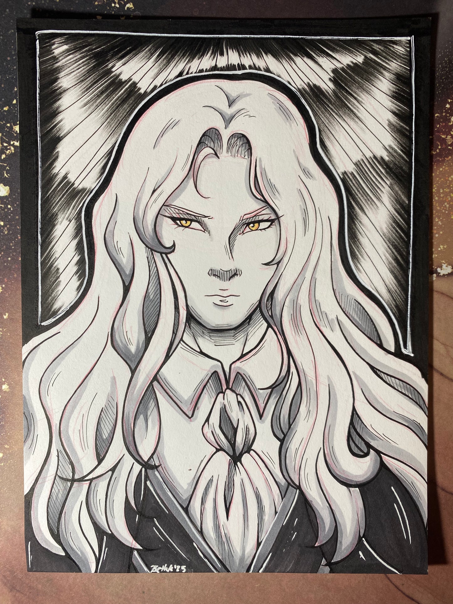 Castlevania: Nocturne - Fan Art Traditional Artwork 5x7”