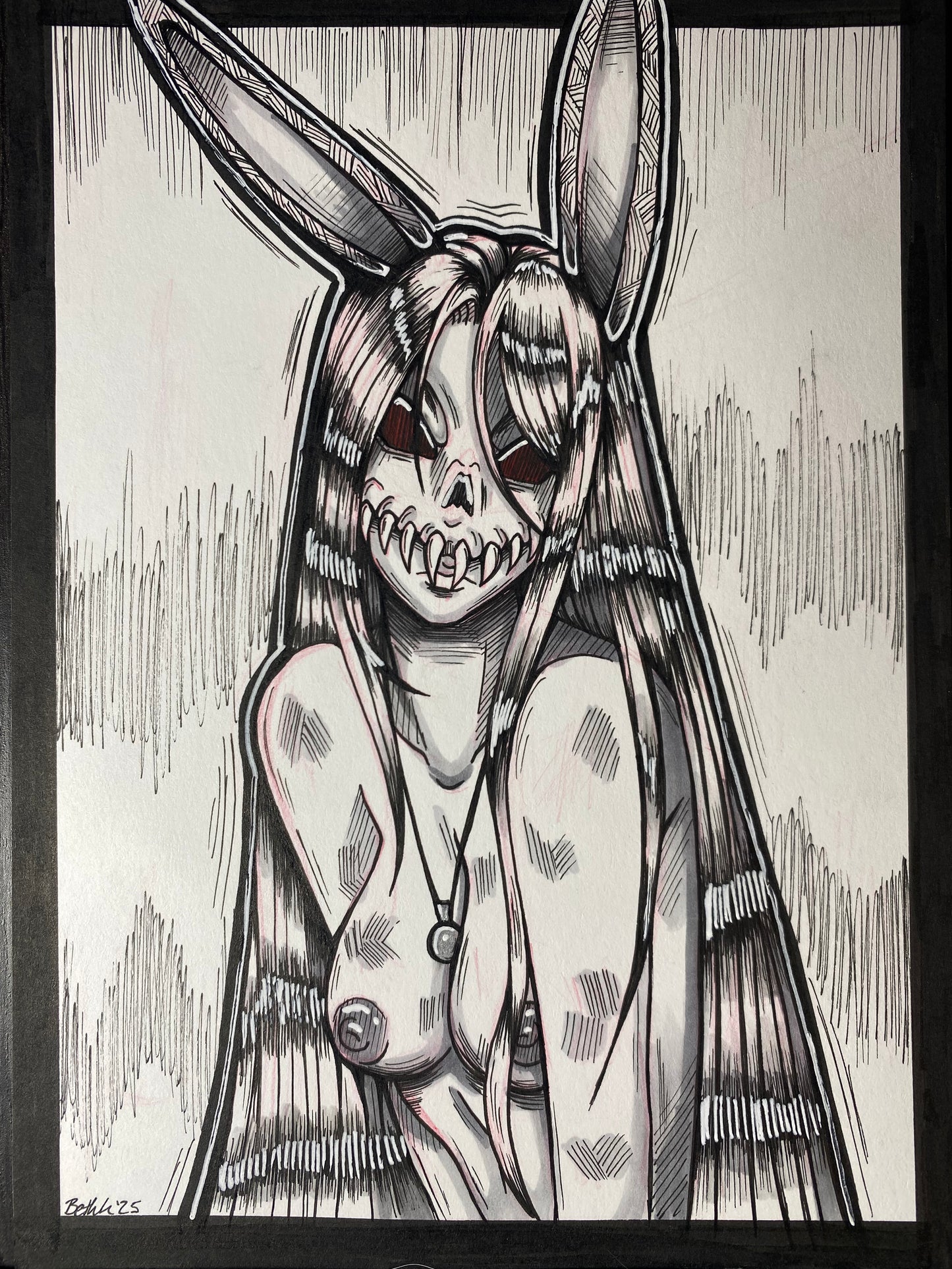 Gloom - Original Character 5.25”x7.25” Traditional Artwork