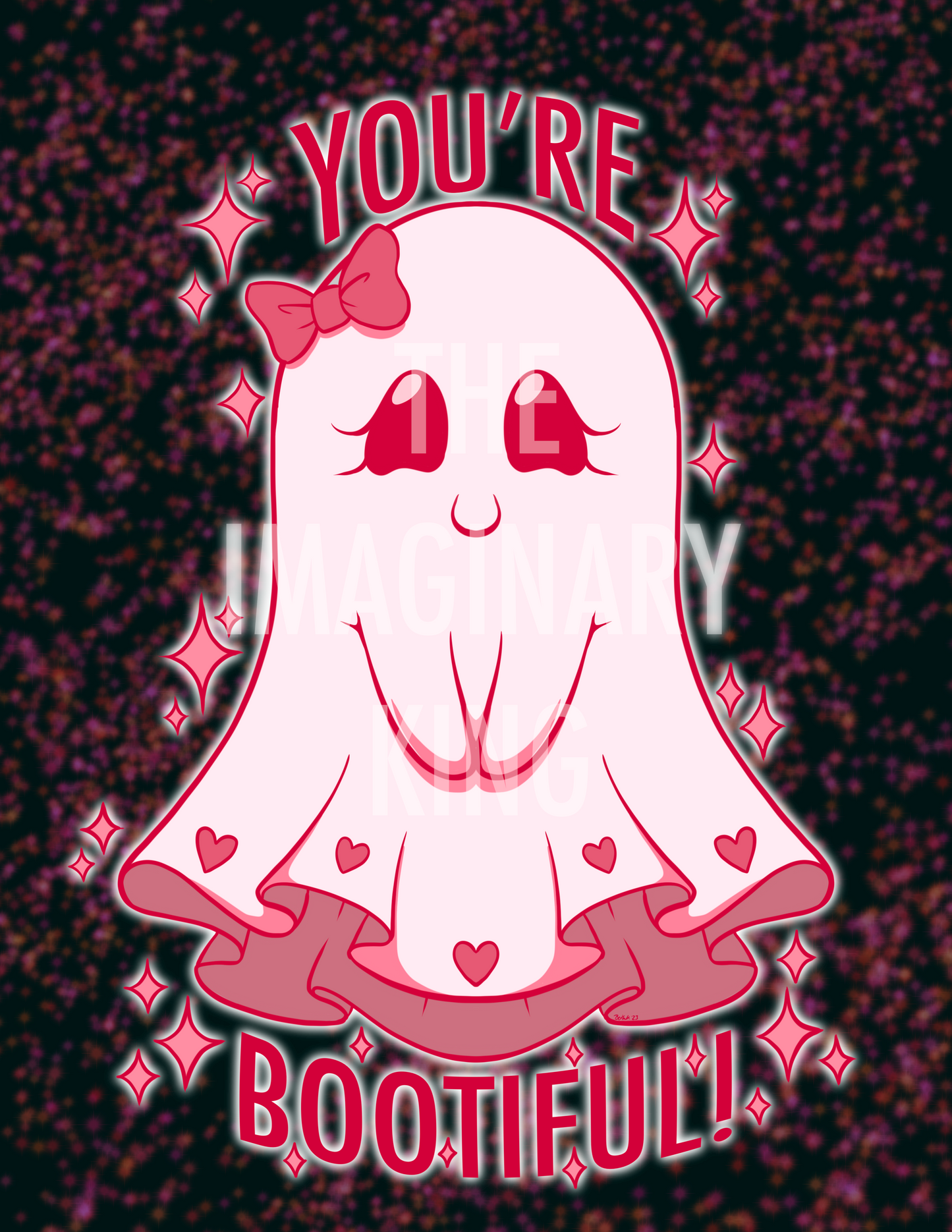 BOOTIFUL GHOST 4” ORIGINAL STICKER