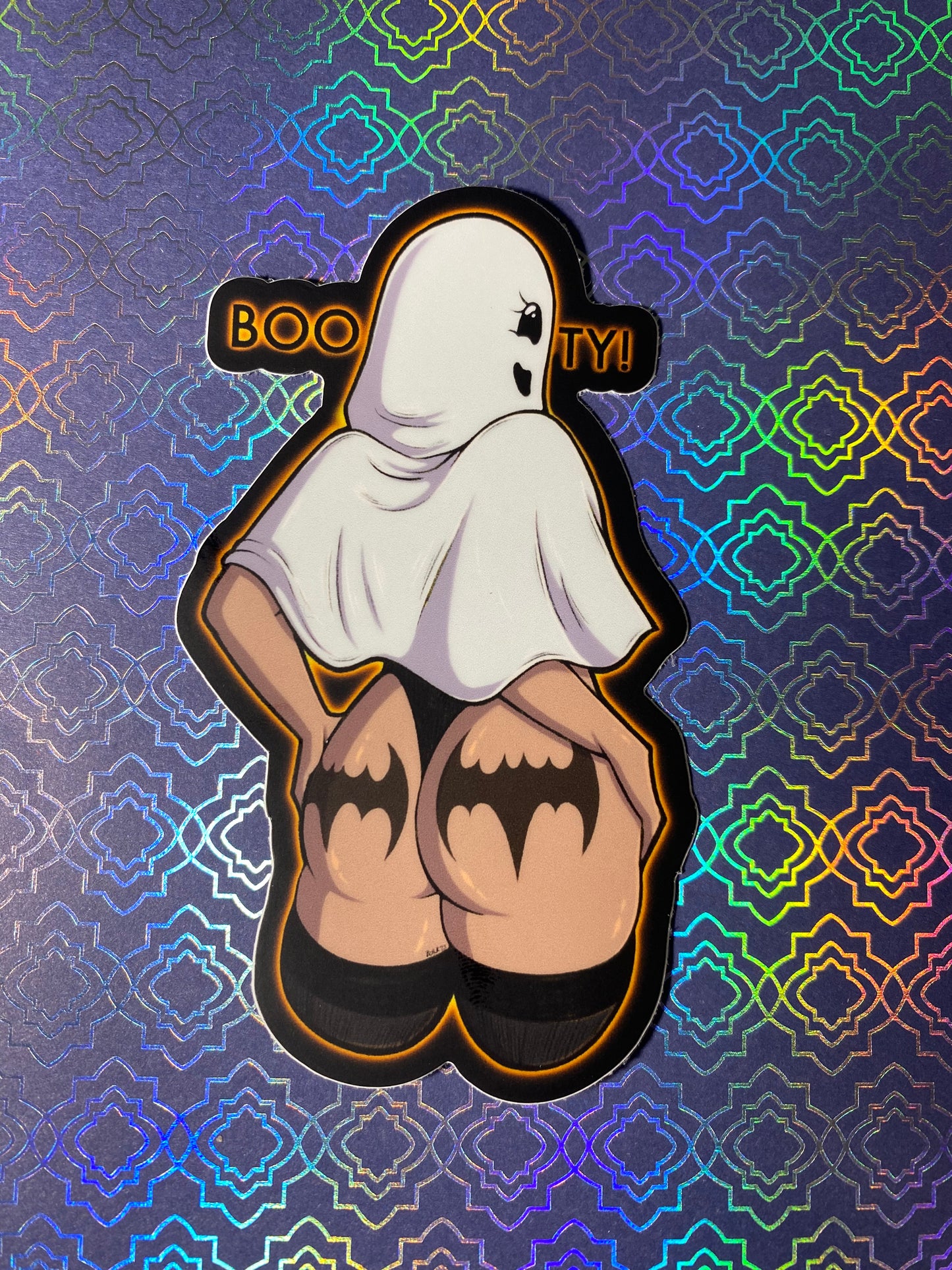 BOOTY Original Halloween Sticker 4”