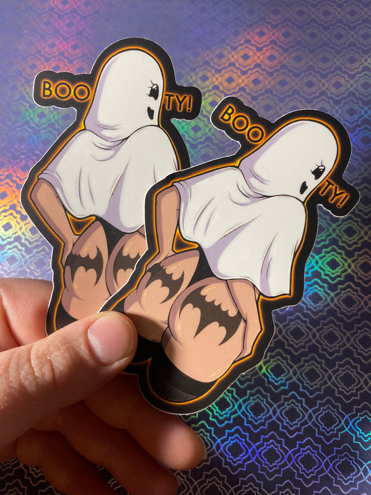 BOOTY Original Halloween Sticker 4”