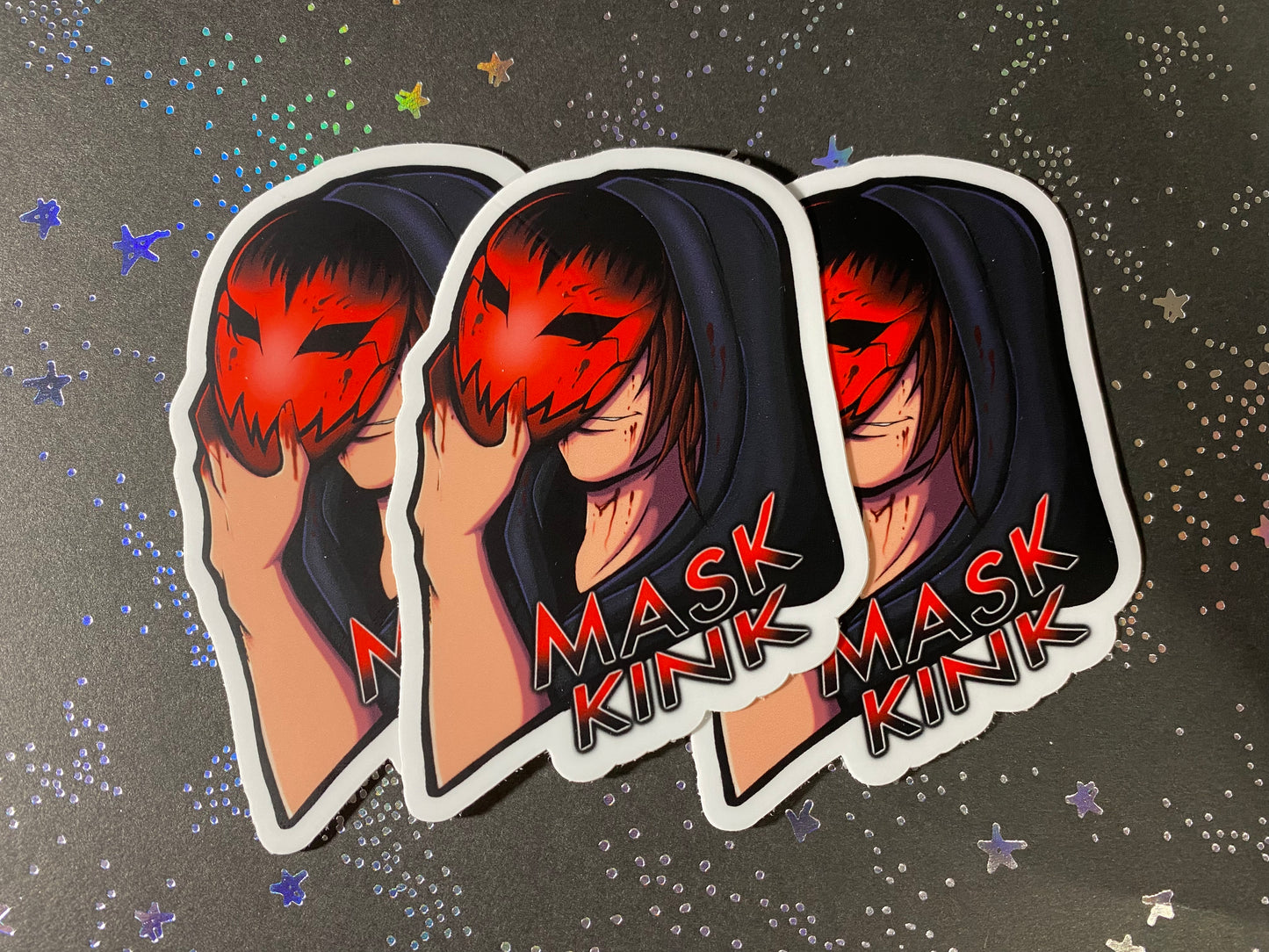 Mask Kink Original 4” Vinyl Sticker