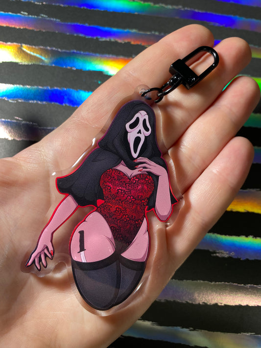 Ghostface Lingerie 3.5” Keychain DISCONTINUED