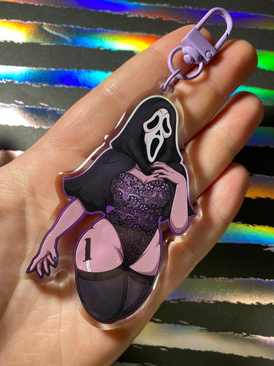 Ghostface Lingerie 3.5” Keychain DISCONTINUED