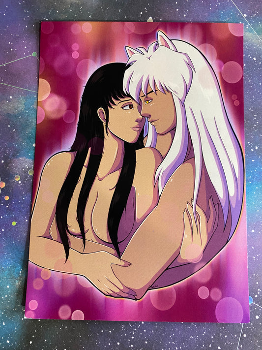 Dog Demon Man and His Love 5"x7" Fan Art Print