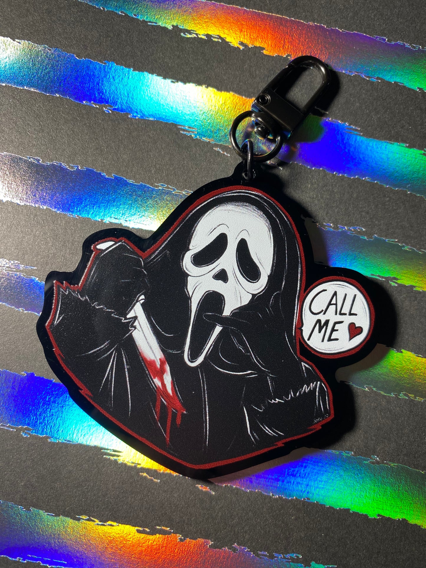 Call Me Ghostface 3” Acrylic Keychain