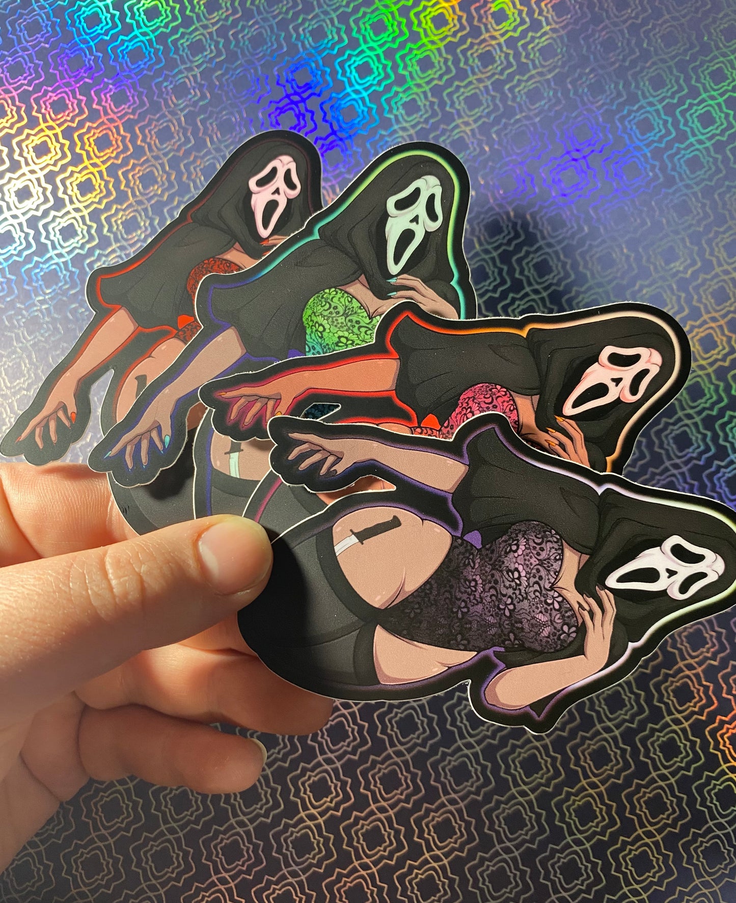 Ghostface Lingerie 4” Fan Art Sticker
