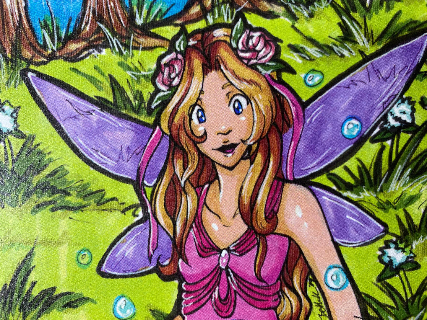 Fairy Sisters Traditional 8.5x11” Original Print DISCONTINUED